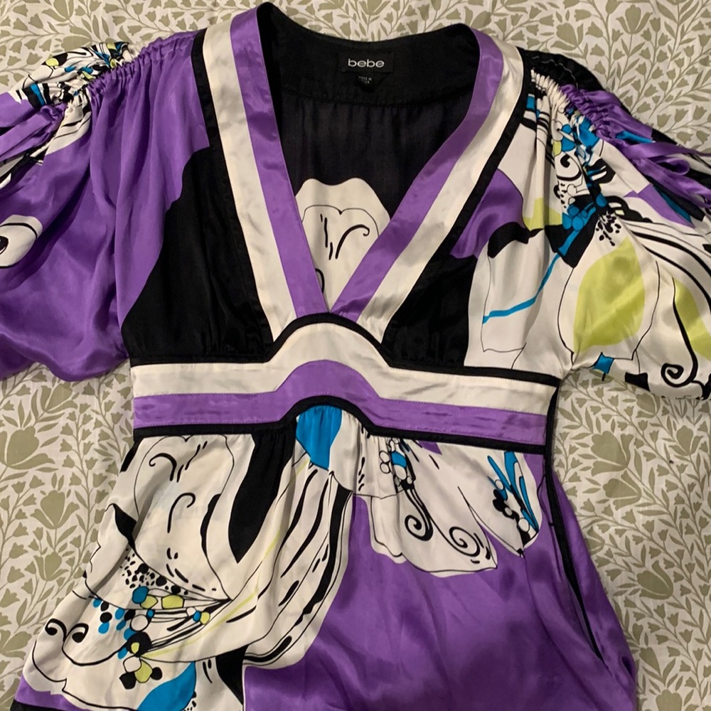 BeBe Y2K kimono  style blouse, women’s size medium